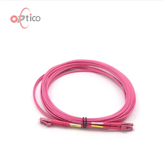 LC - LC OM4 Duplex Patch -kaapeli